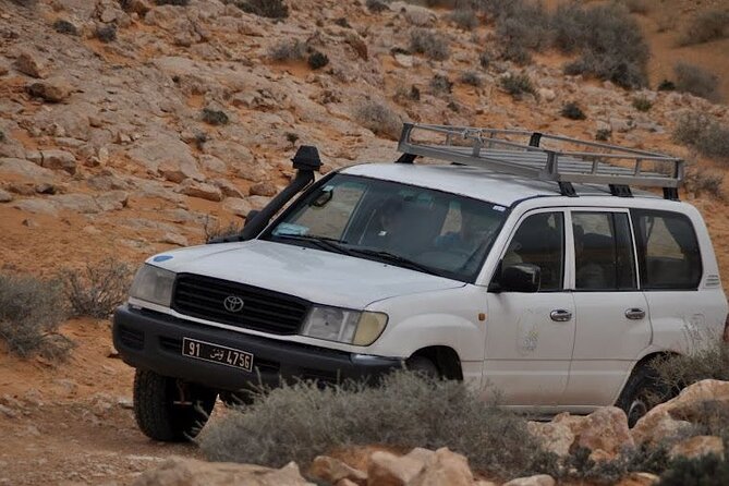 2 days tour to Douz & Ksar Ghilan oasis. and an overnight in the sahara under bedouin tent .. Dinner in the camp, Private Jeep - with english speaking guide. - Key Things You’ll Notice on This Tour