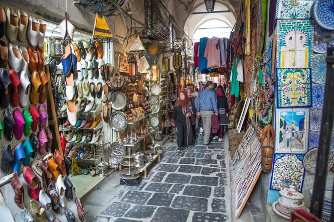Bardo Museum with Medina, Carthage and Sidi Bou Private Tour - Sidi Bou Said: scenic walking, quick breaks, and classic views