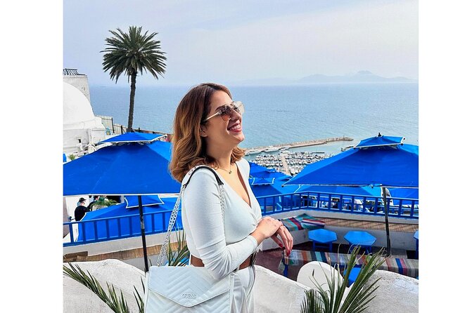 VIP Tour: Tunis Medina/Bardo, Sidi Bou Said, Carthage |PICKUP ALL - Lunch Assistance and Staying Sane in a One-Day Schedule